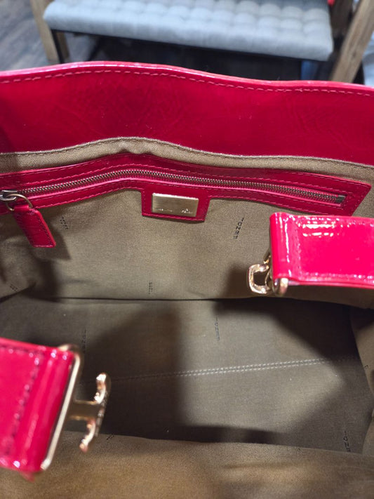 Fendi Red Patent Bag de Jour Handbag