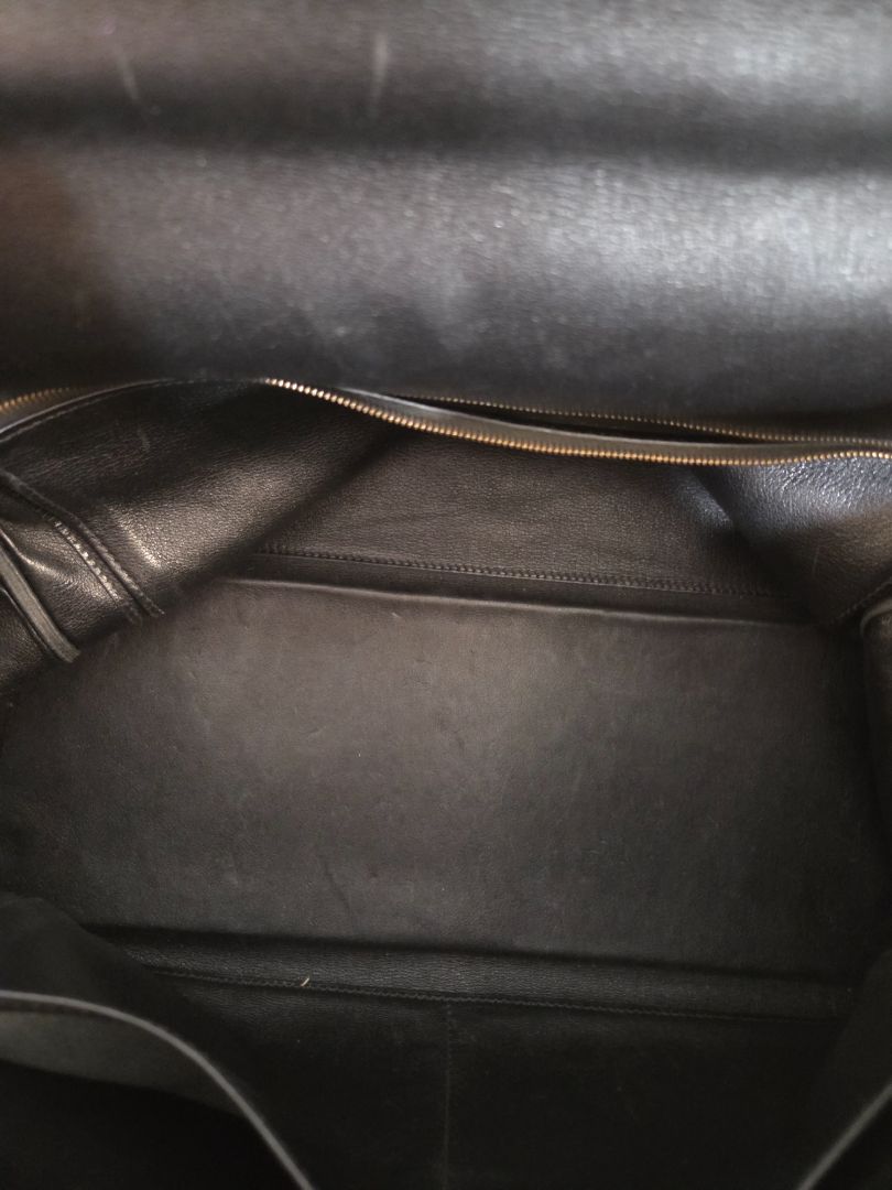 Hermès Black Kelly 35 Retourne Gold-Plated Bag