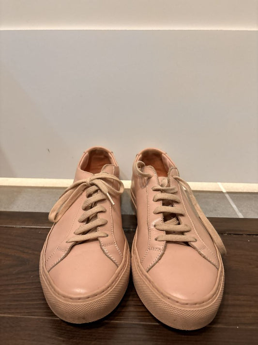 Woman by Common Projects Blush Original Achilles Lowtop Sneakers, 38