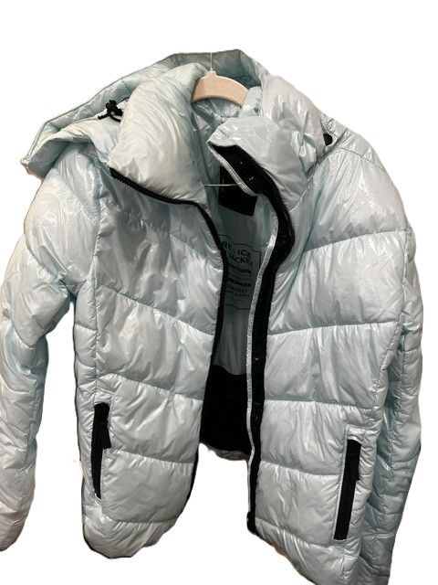 Bogner Sky Blue Fire + Ice Saelly Quilted Ski Jacket, US 12