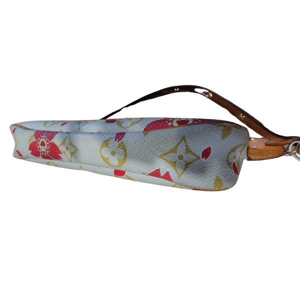 Louis Vuitton Cherry Blossom x Takashi Murakami Monogram Pochette Accessoire Handbag