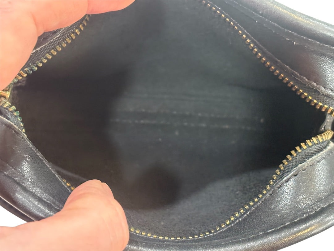 Coach Black Vintage Abbie 9017 Leather Crossbody Bag