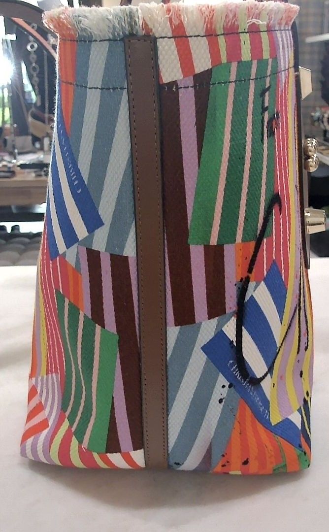 Christian Louboutin Multi-Color Frangibus Canvas Tote Bag