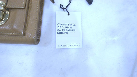 Marc Jacobs Tan 100% Calf Leather Vintage Y2K Wallet