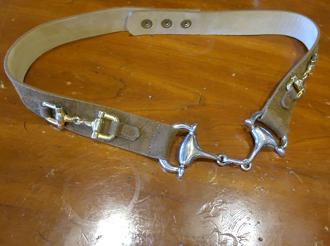 Streets Ahead Brown Equestrian-style Horsebit Detail Belt