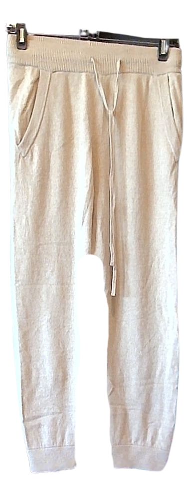 Nili Lotan Tan 100% Cashmere Joggers, S