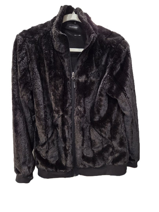 North Face Black Osito Fuzzy Fleece Zip Up Jacket, L