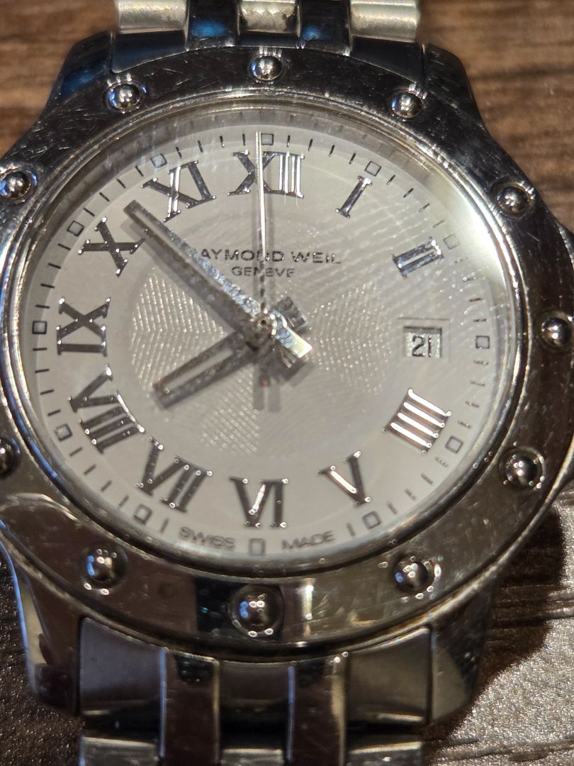 Raymond Weil Silver-Toned Quartz Stainless Steel Watch