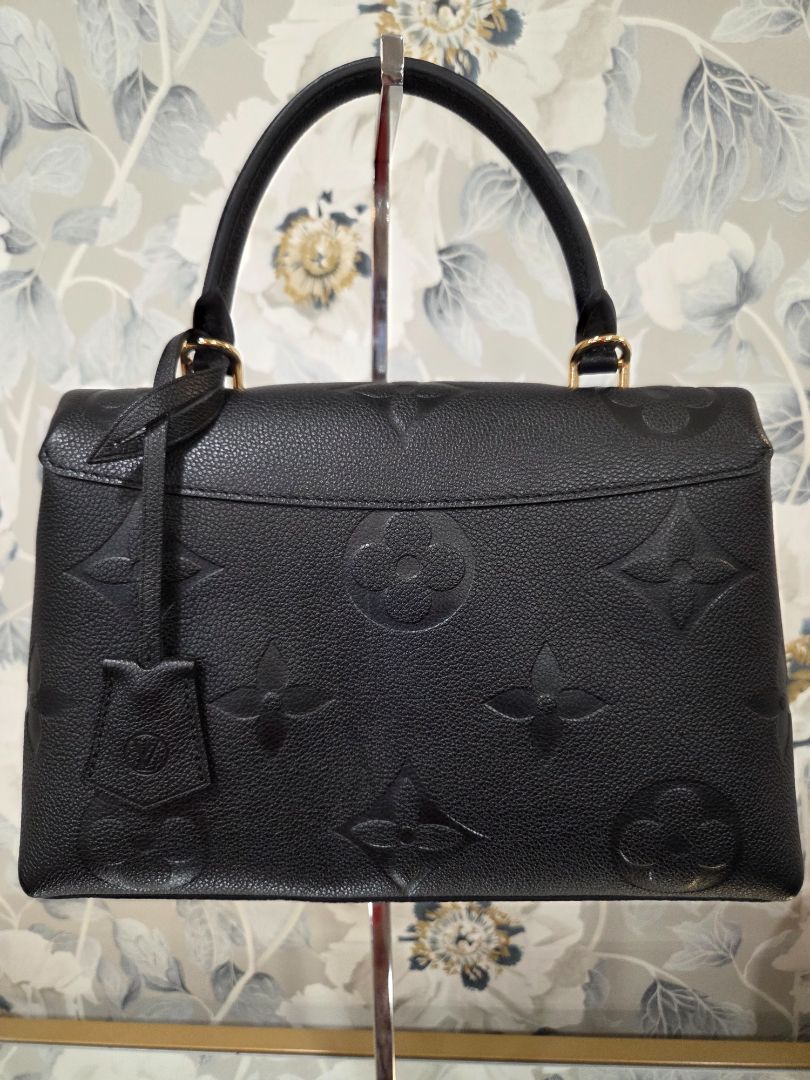 Louis Vuitton Black Madeleine Monogram Empreinte Handbag