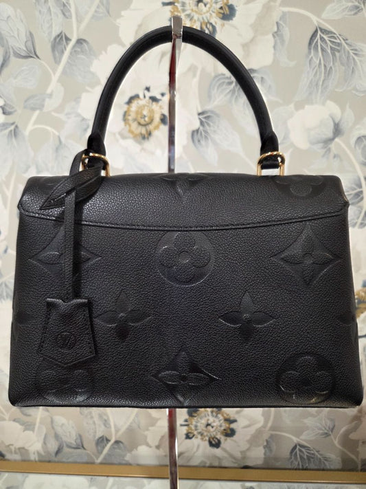 Louis Vuitton Black Madeleine Monogram Empreinte Handbag