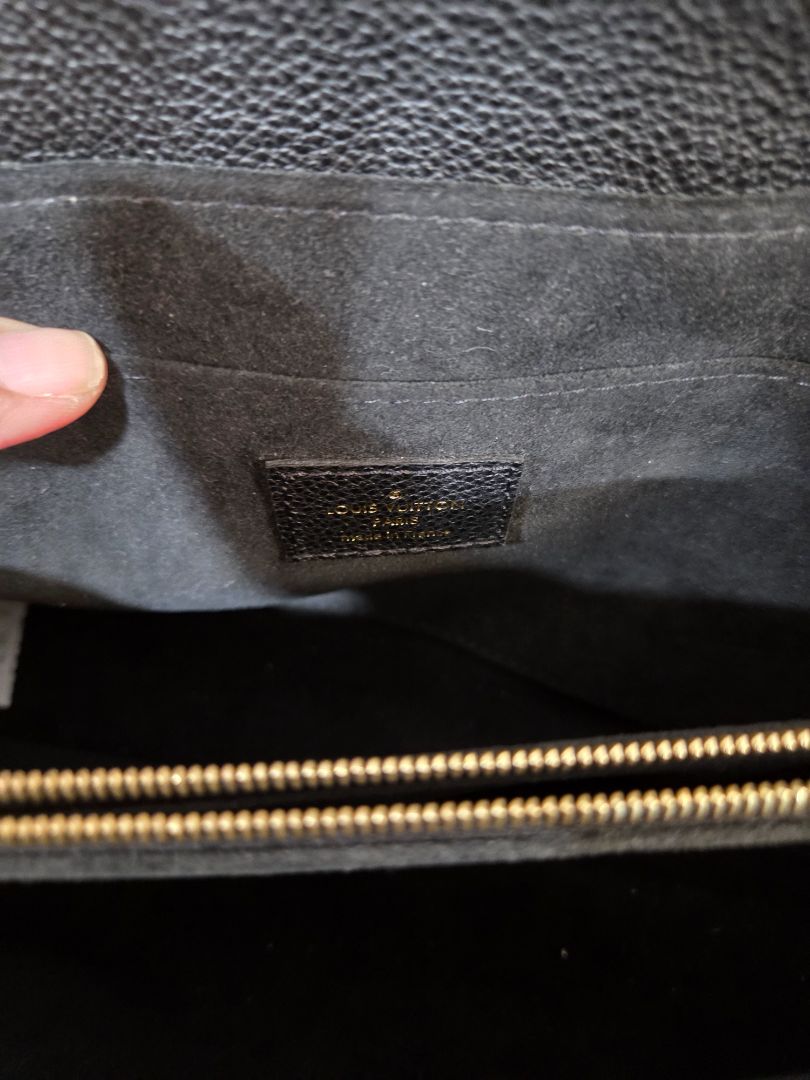 Louis Vuitton Black Madeleine Monogram Empreinte Handbag
