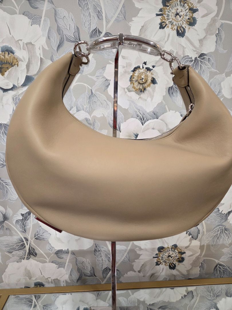 Fendi Tan Fendigraphy Medium Hobo Bag
