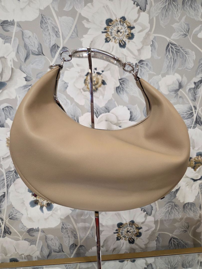 Fendi Tan Fendigraphy Medium Hobo Bag