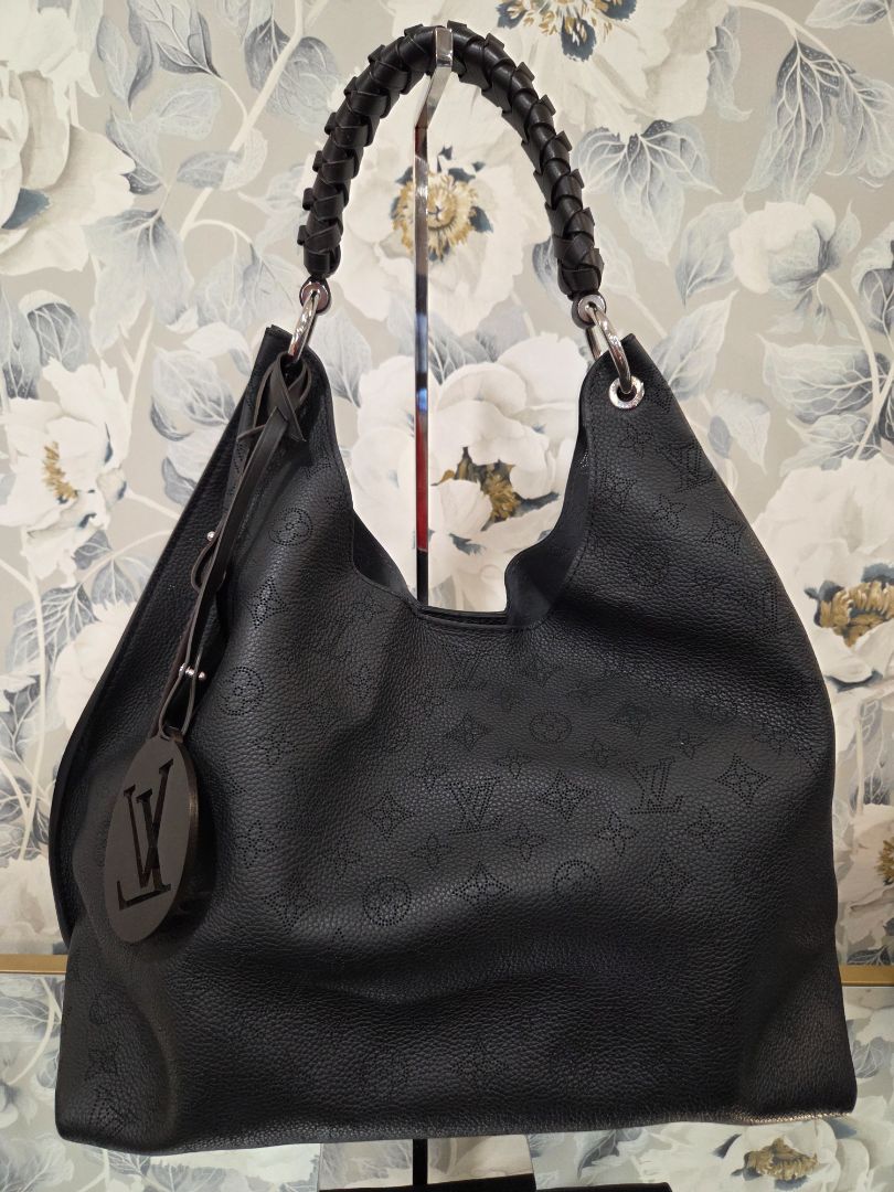 Louis Vuitton Black Carmel Hobo Bag