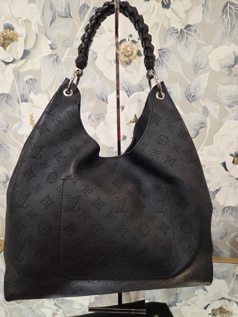 Louis Vuitton Black Carmel Hobo Bag