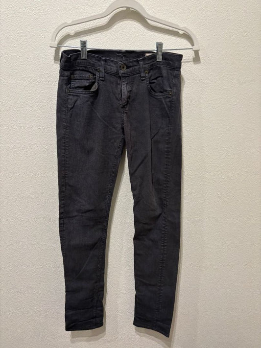 Rag & Bone Dark Gray The Dre Skinny Jeans, 25