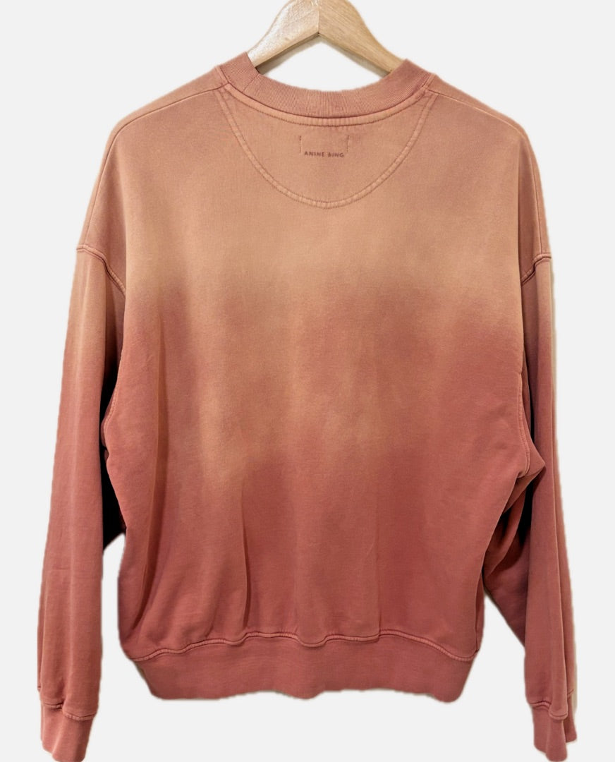 Anine Bing Gradient Oversized Sweatshirt, XS