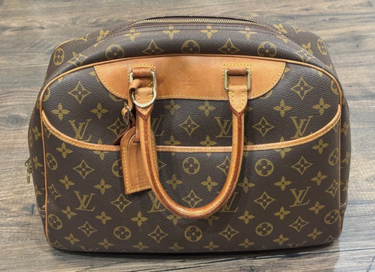 Louis Vuitton Brown Deauville Monogram Handbag