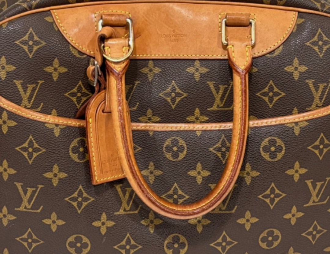 Louis Vuitton Brown Deauville Monogram Handbag