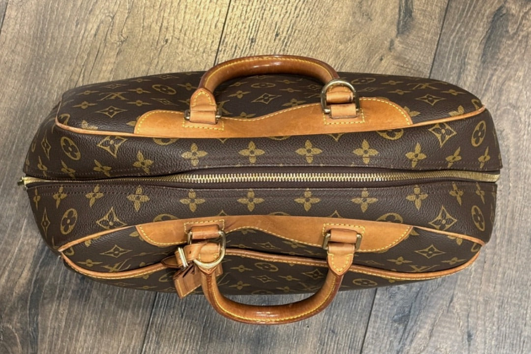 Louis Vuitton Brown Deauville Monogram Handbag