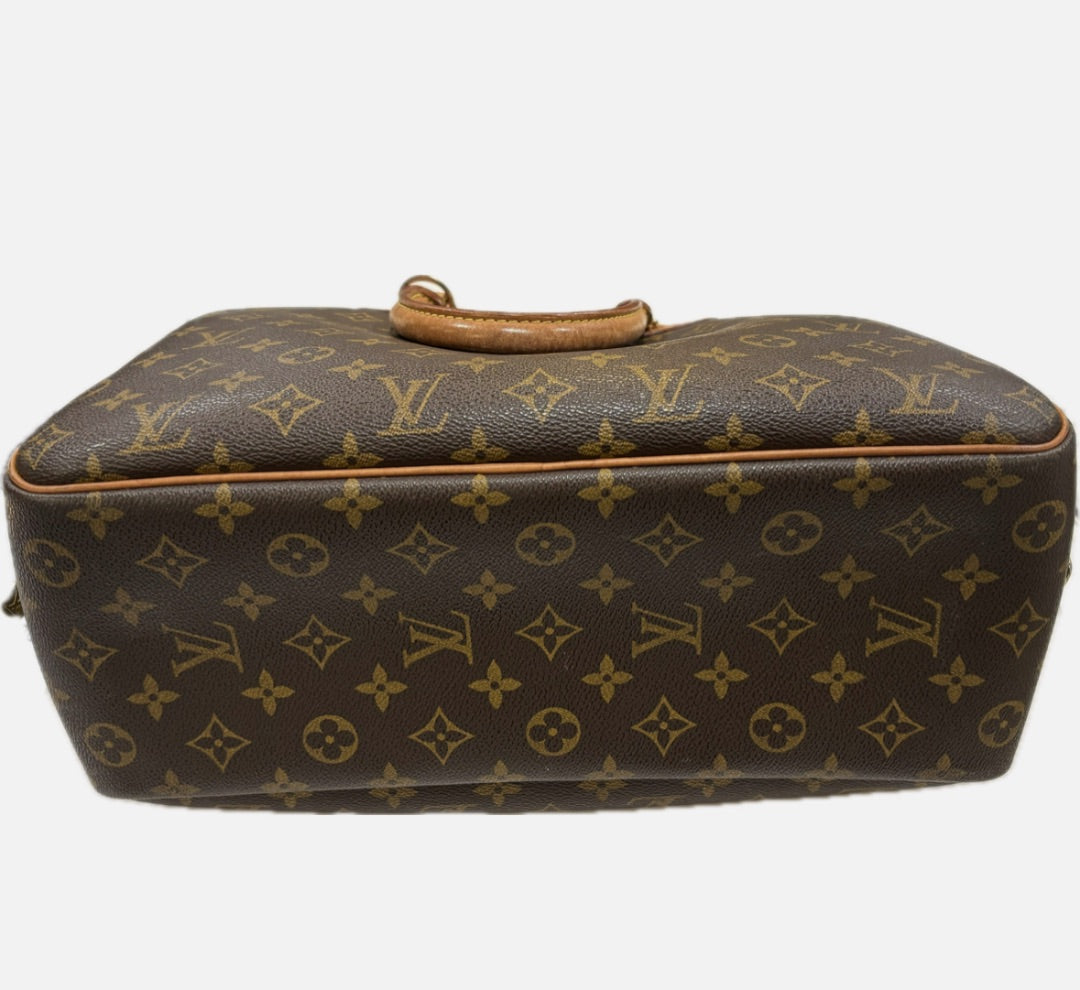Louis Vuitton Brown Deauville Monogram Handbag