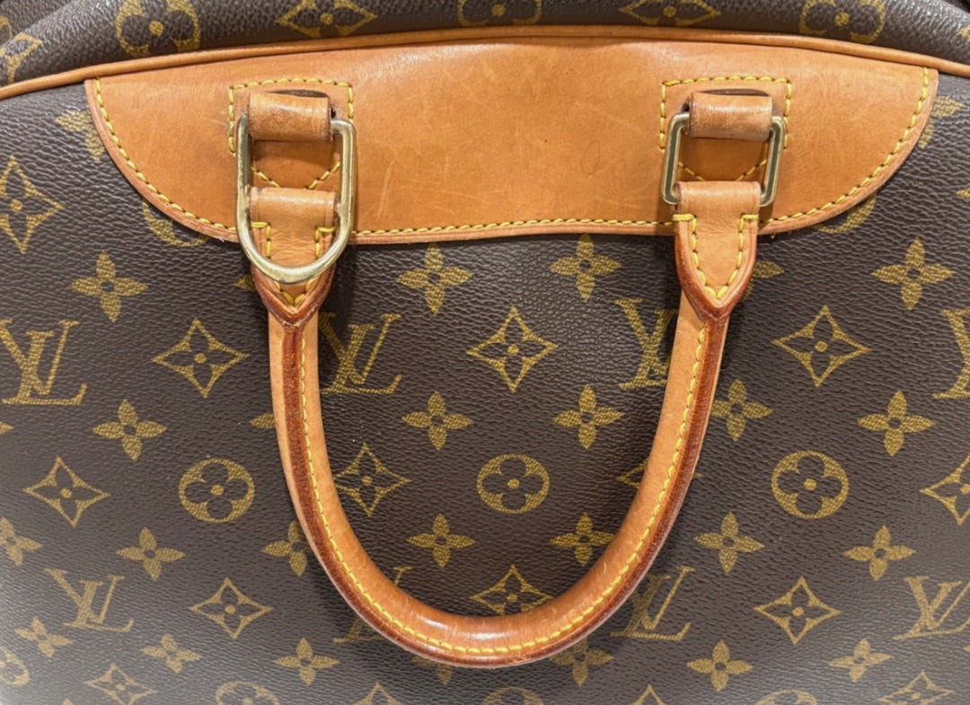 Louis Vuitton Brown Deauville Monogram Handbag
