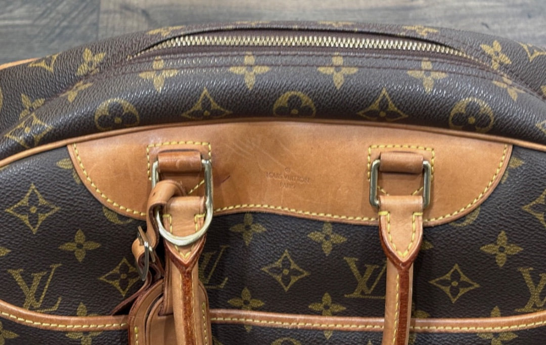 Louis Vuitton Brown Deauville Monogram Handbag