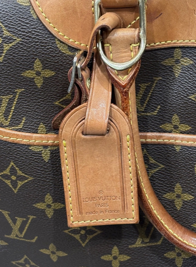 Louis Vuitton Brown Deauville Monogram Handbag