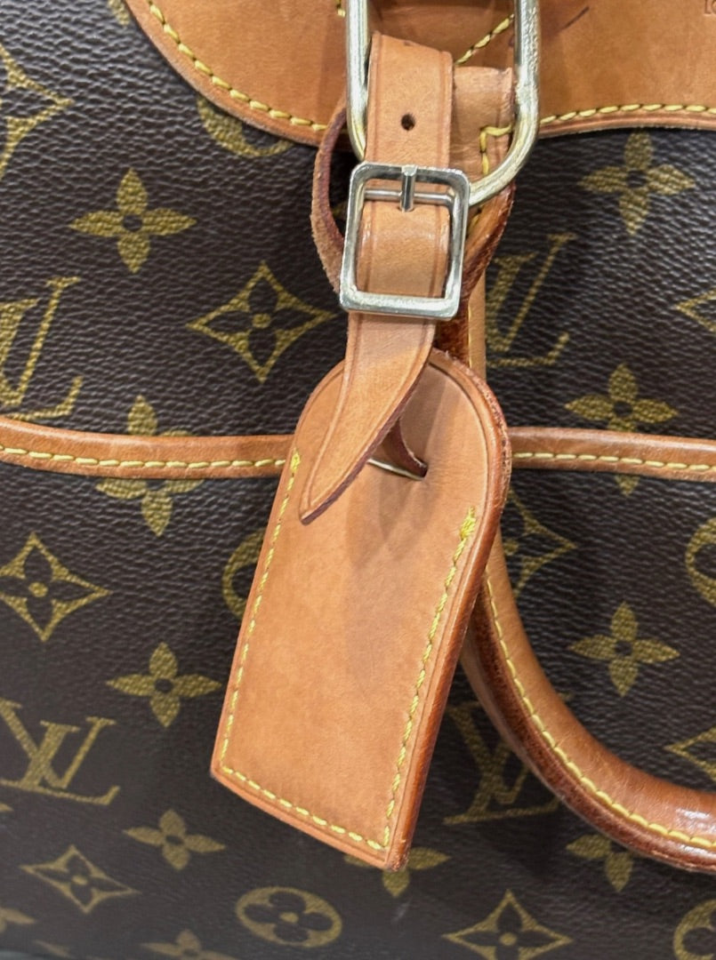 Louis Vuitton Brown Deauville Monogram Handbag