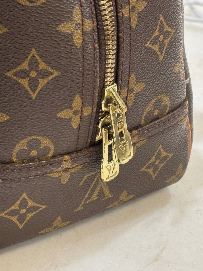 Louis Vuitton Brown Deauville Monogram Handbag
