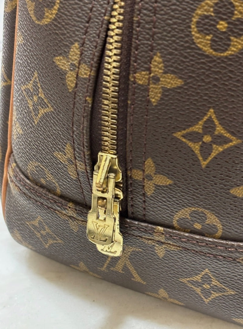 Louis Vuitton Brown Deauville Monogram Handbag