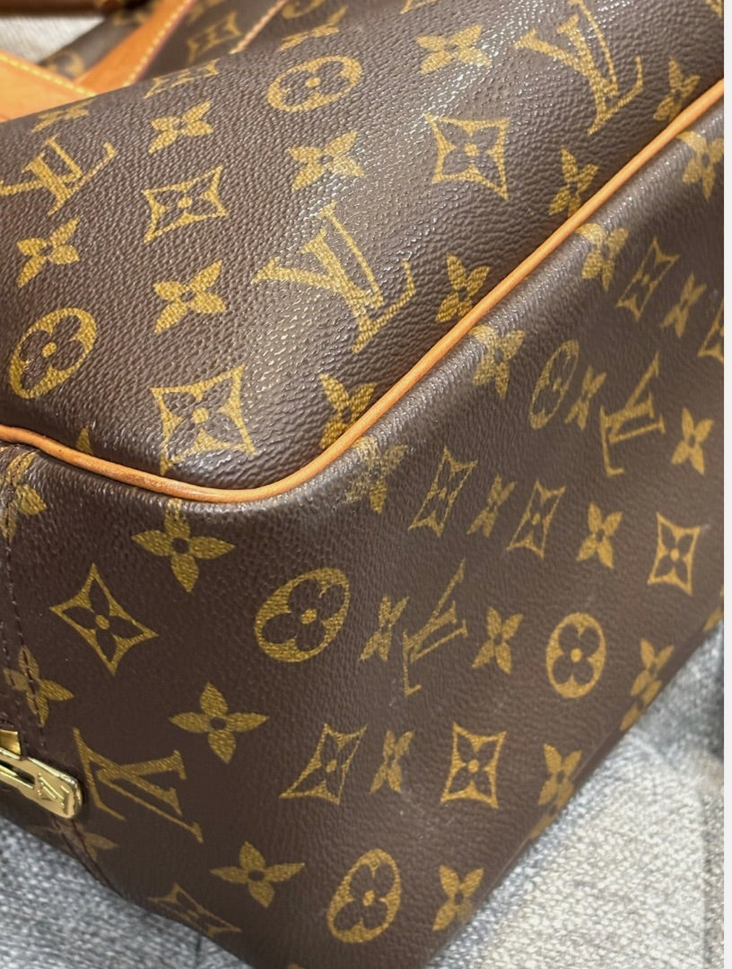 Louis Vuitton Brown Deauville Monogram Handbag