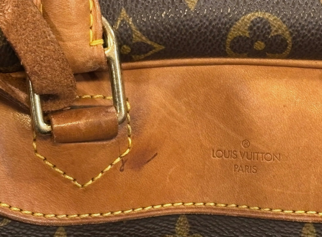 Louis Vuitton Brown Deauville Monogram Handbag