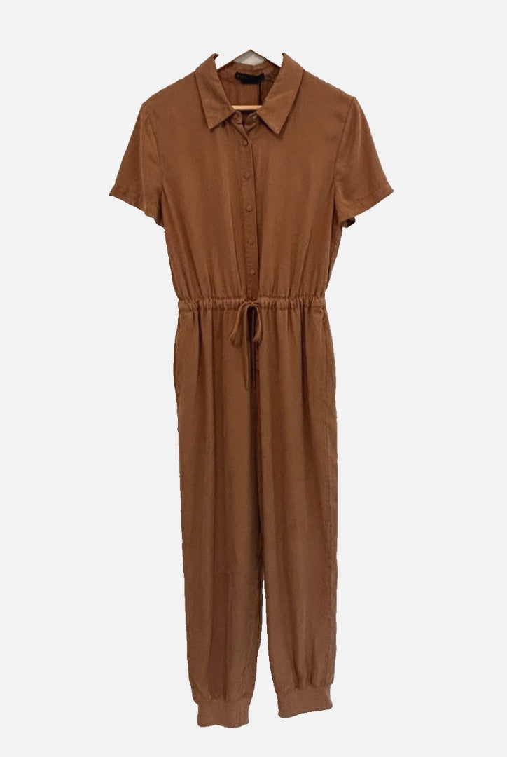 Alice + Olivia Classics Ochre Aviator Jumpsuit, 12
