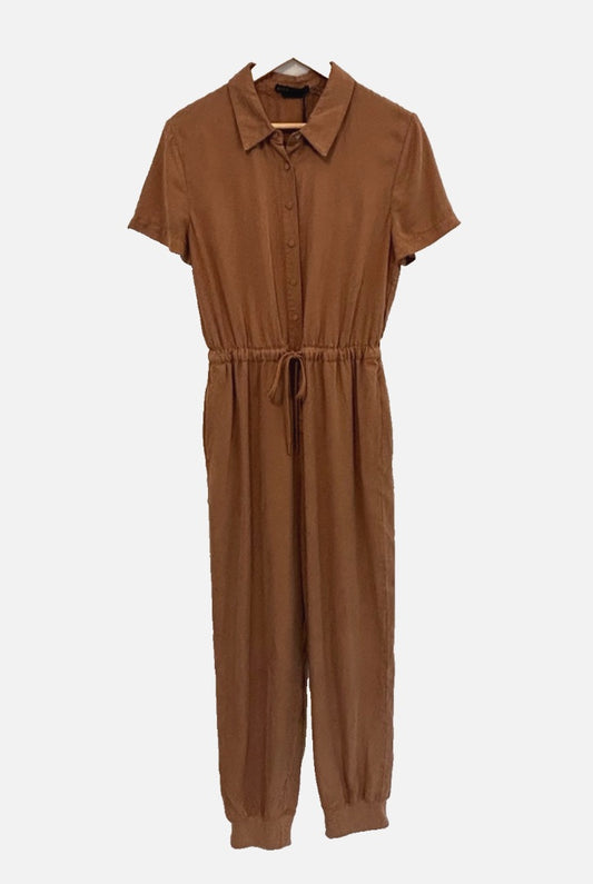 Alice + Olivia Classics Ochre Aviator Jumpsuit, 12