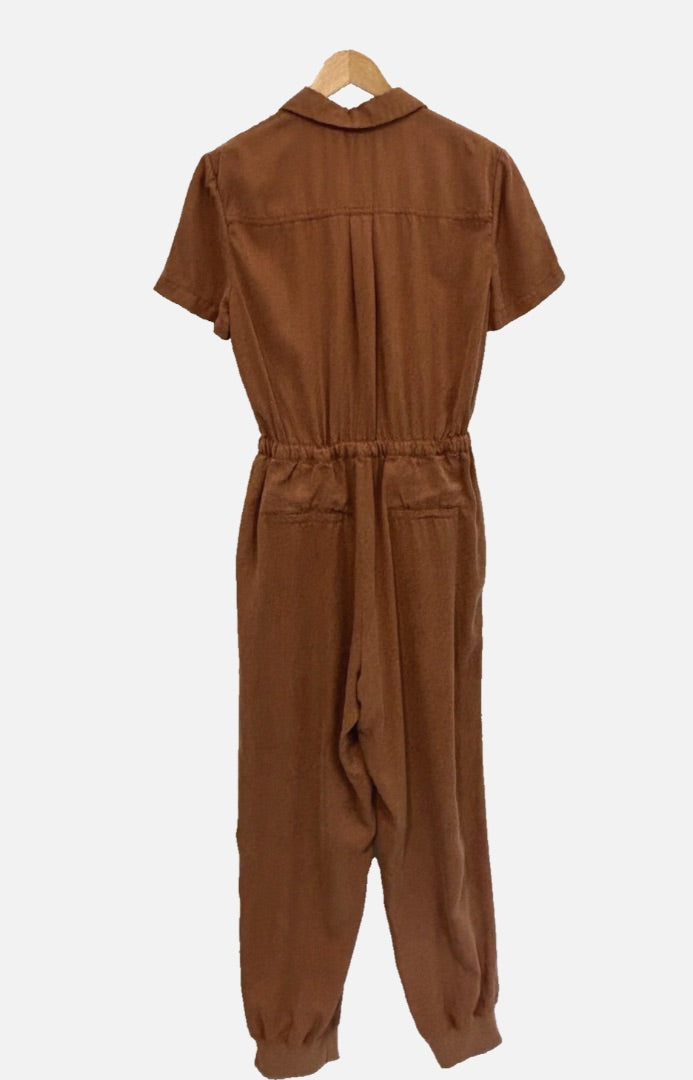 Alice + Olivia Classics Ochre Aviator Jumpsuit, 12
