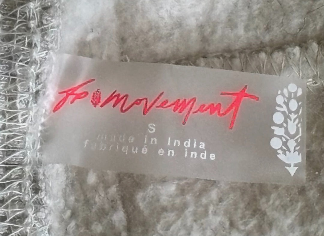 FP Movement Heather Gray Intercept Relaxed Fit Romper, S