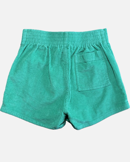 Hammies Green Vintage Style High Rise Corduroy Shorts, 26