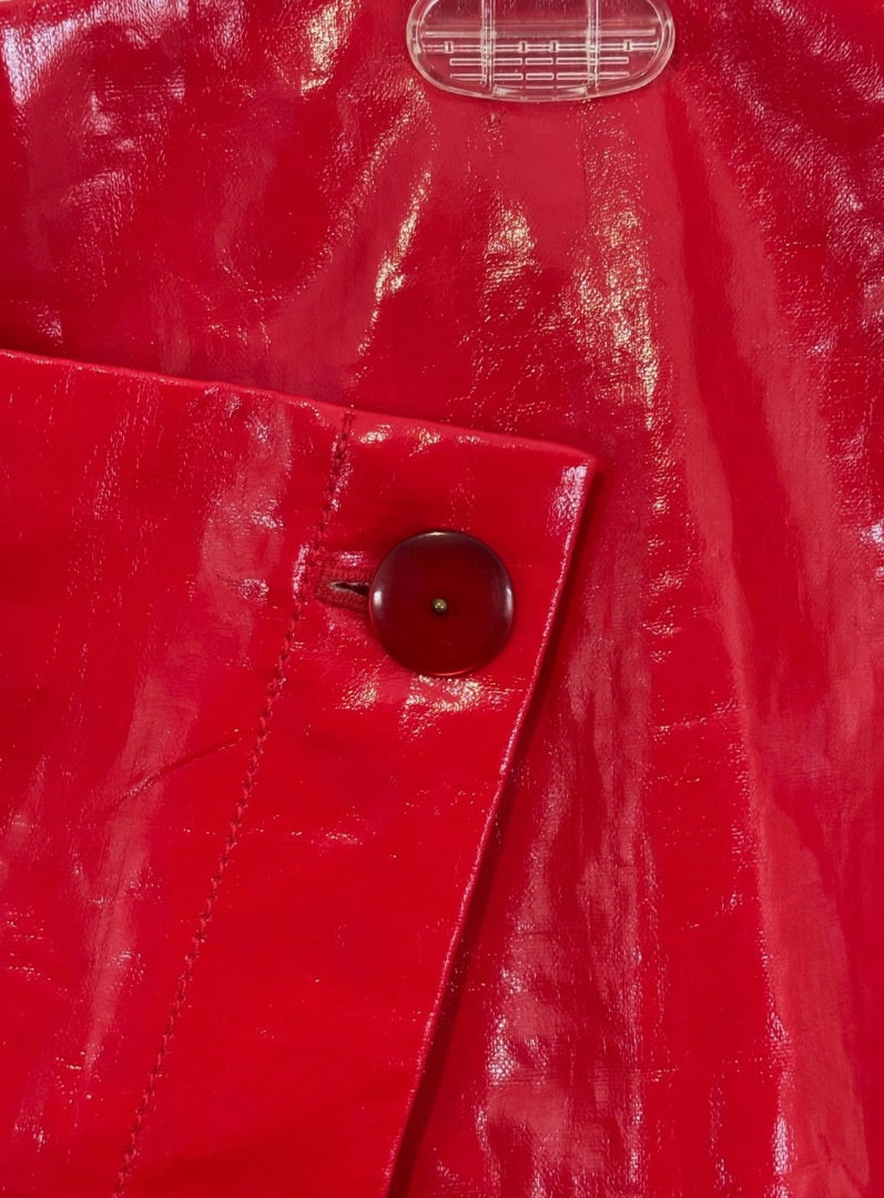 J. Crew Red Midi Wrap Skirt, 14