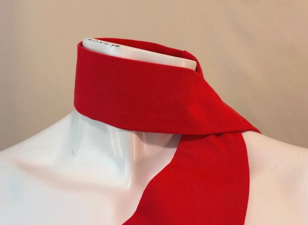 Commense Red Linen Blend Halter Vest NWT Top, S