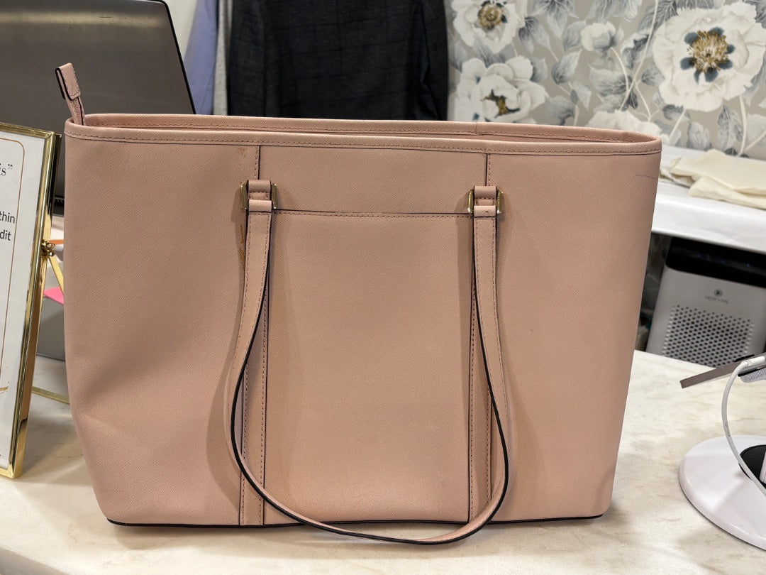 Michael Kors Light Pink Sady Saffiano Leather Tote, Large