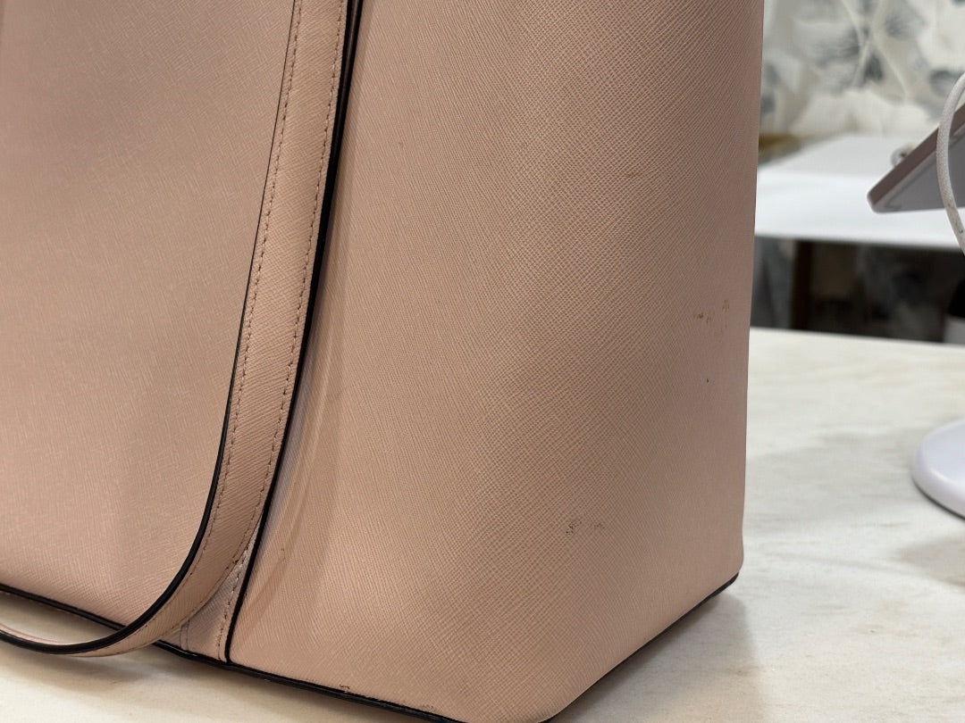 Michael Kors Light Pink Sady Saffiano Leather Tote, Large