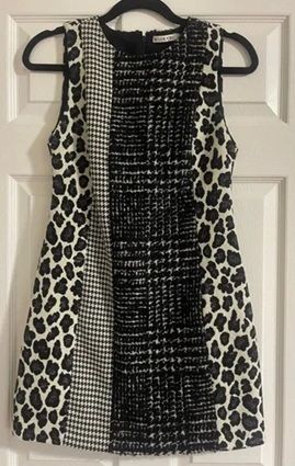 Alice + Olivia  Mixed Print Sleeveless Dress