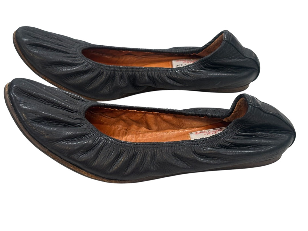 Lanvin Black Vintage Ballet Flats, 6-6.5