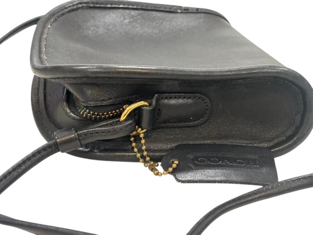 Coach Black Vintage Abbie 9017 Leather Crossbody Bag