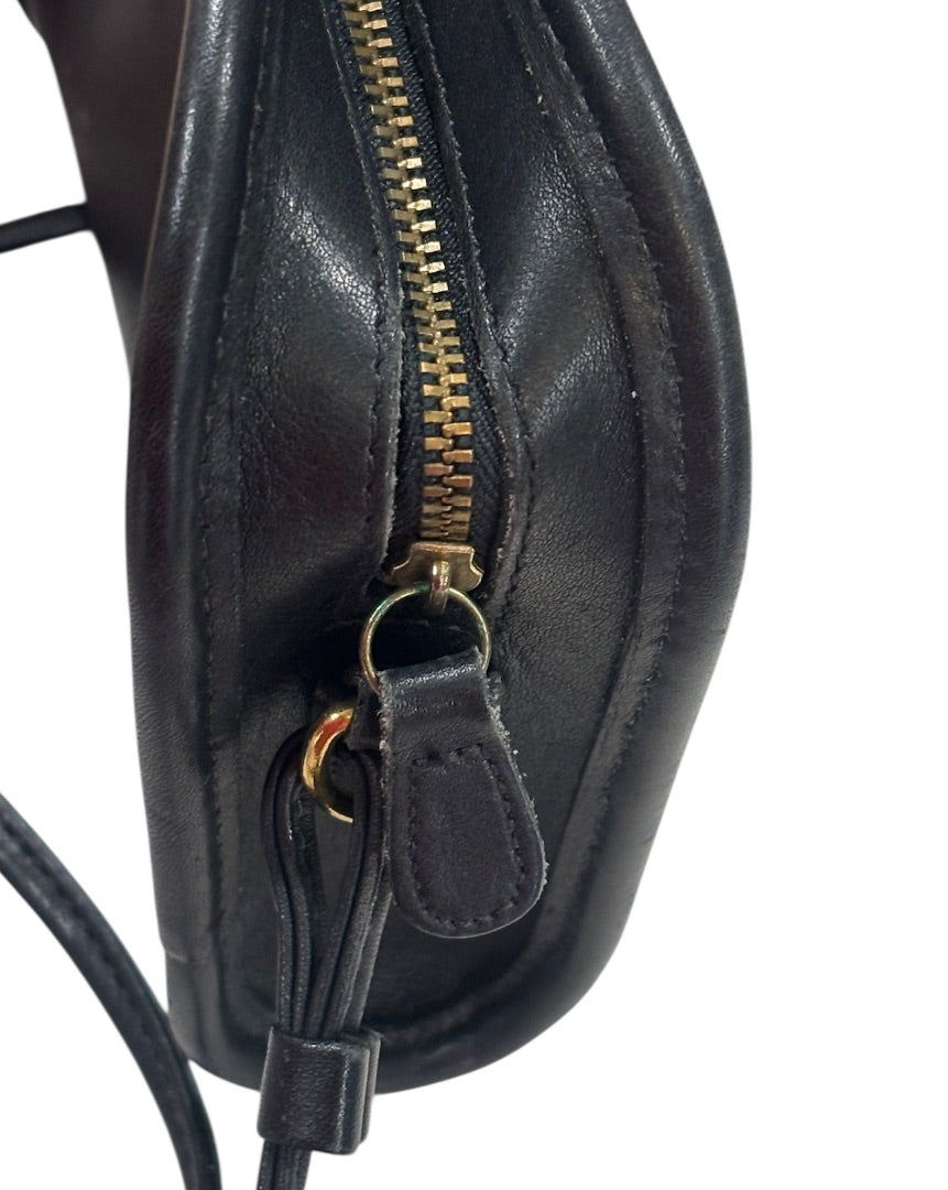 Coach Black Vintage Abbie 9017 Leather Crossbody Bag