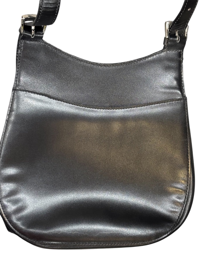 Celine Black Vintage Saddle Bag