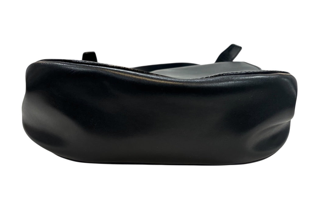 Celine Black Vintage Saddle Bag