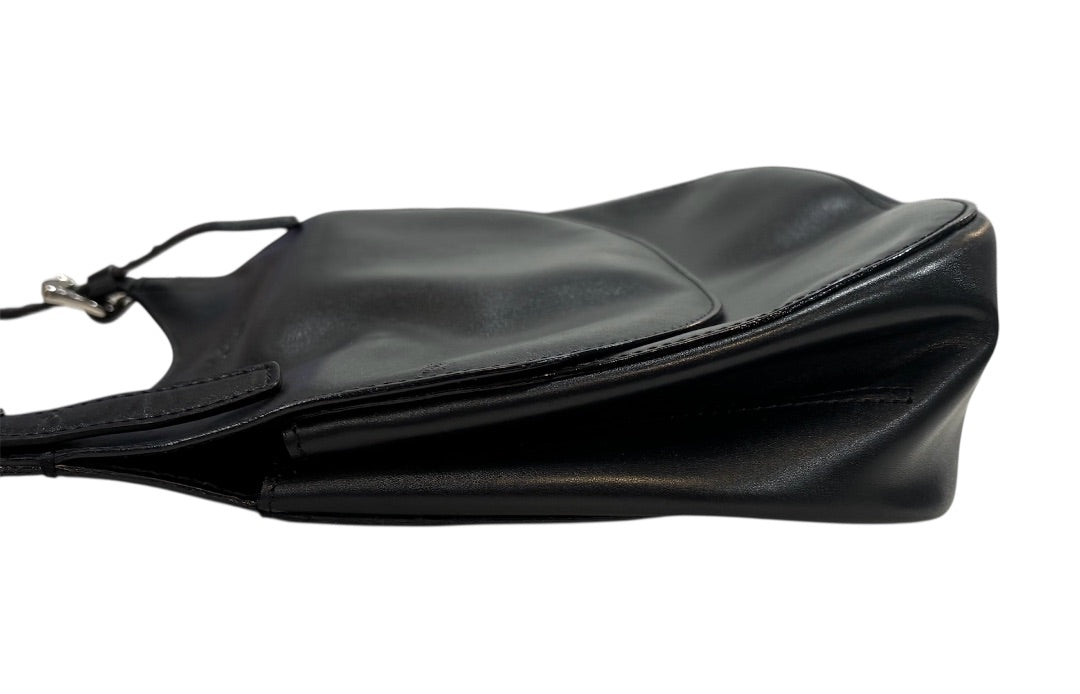 Celine Black Vintage Saddle Bag