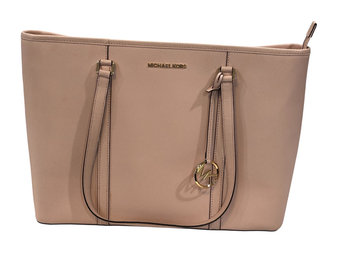 Michael Kors Light Pink Sady Saffiano Leather Tote, Large